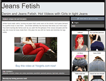 Tablet Screenshot of jeansfetish.net